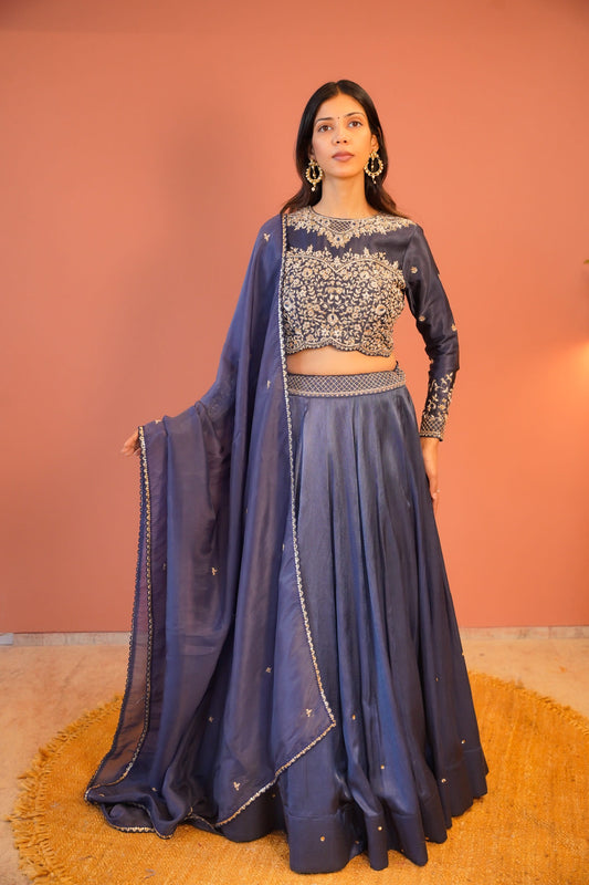 Midnight Noor Lehenga
