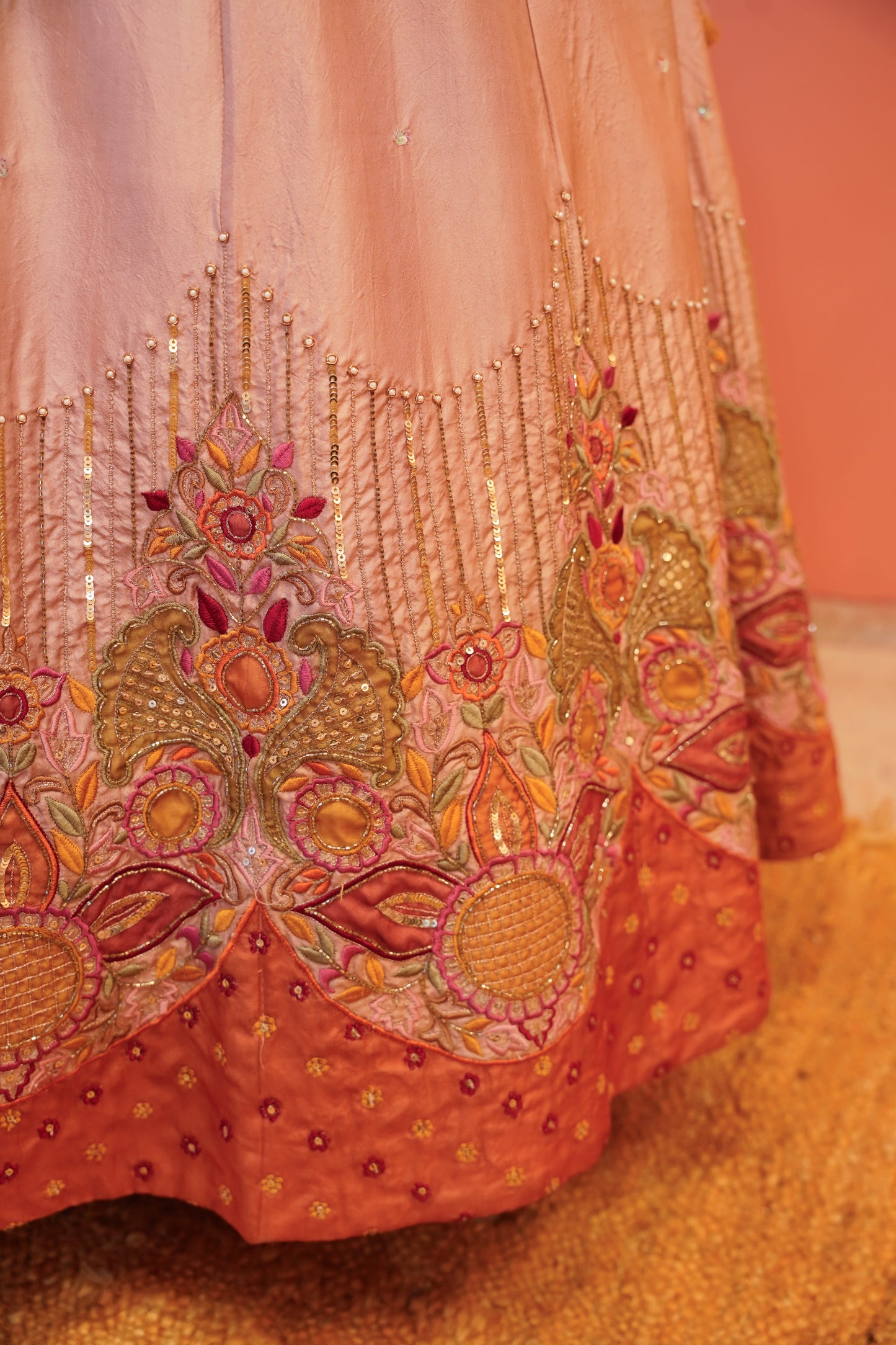 Surkh Saaz Lehenga