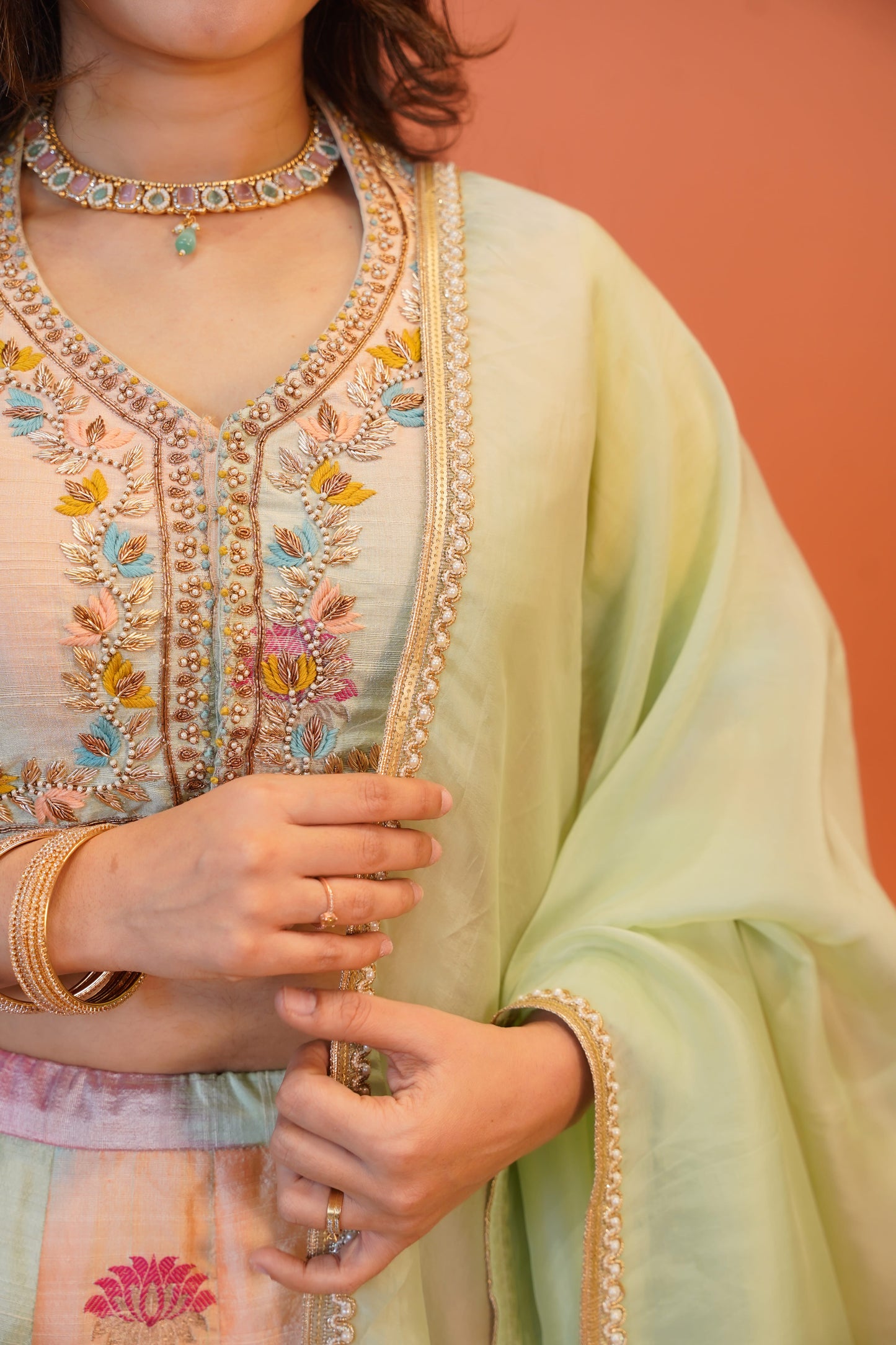 Mehfil-e-Pastel Lehenga