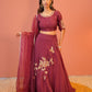 Wine Vanya Lehenga