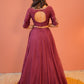 Wine Vanya Lehenga