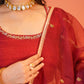 Maroon raabta Lehenga