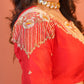 Laal nazakat Lehenga