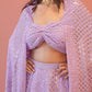 Lilac Sitara Lehenga