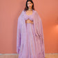 Lilac Sitara Lehenga