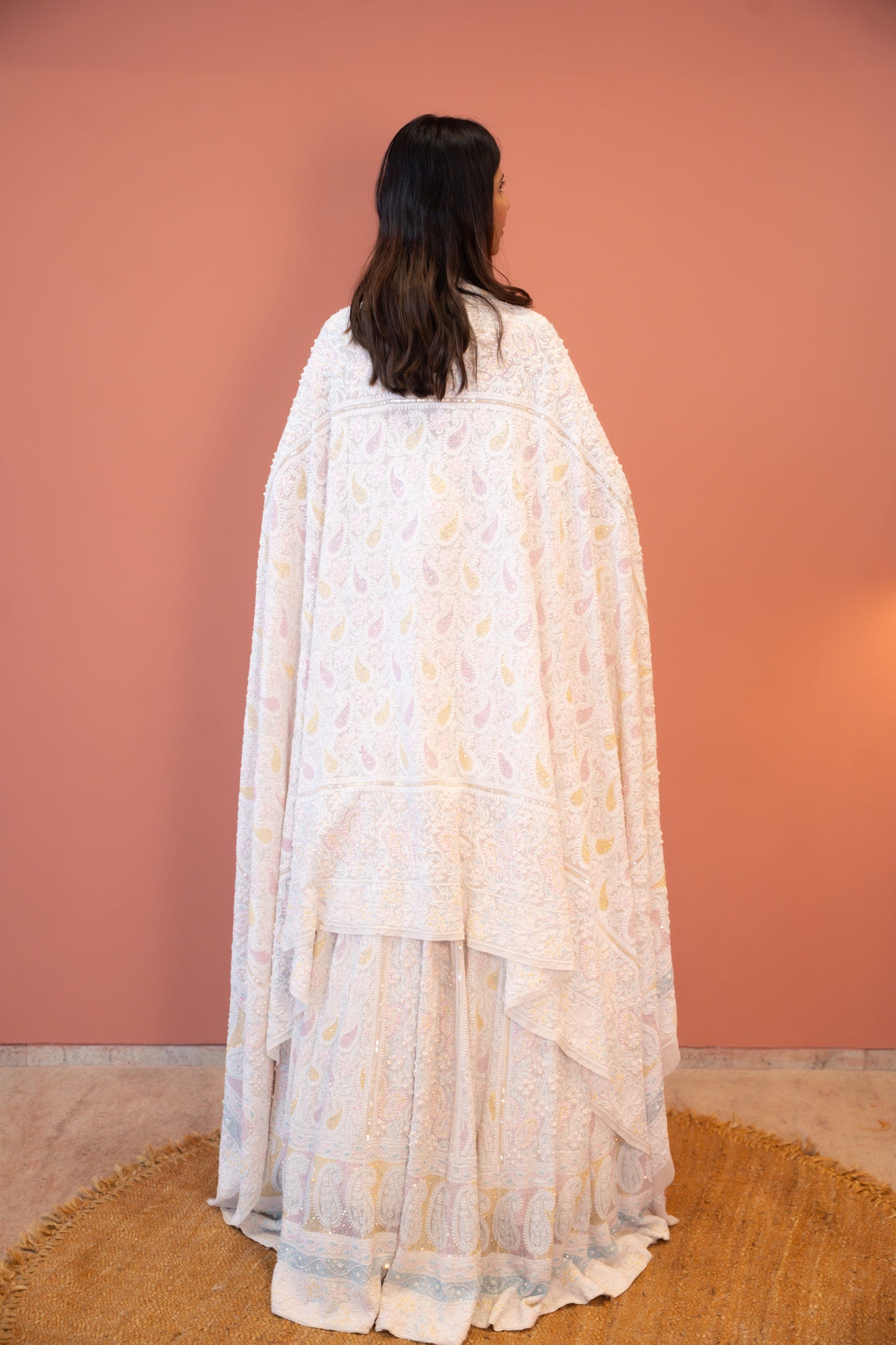 Ivory Aafreen Lehenga
