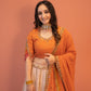 Kesariya Aabha Lehenga