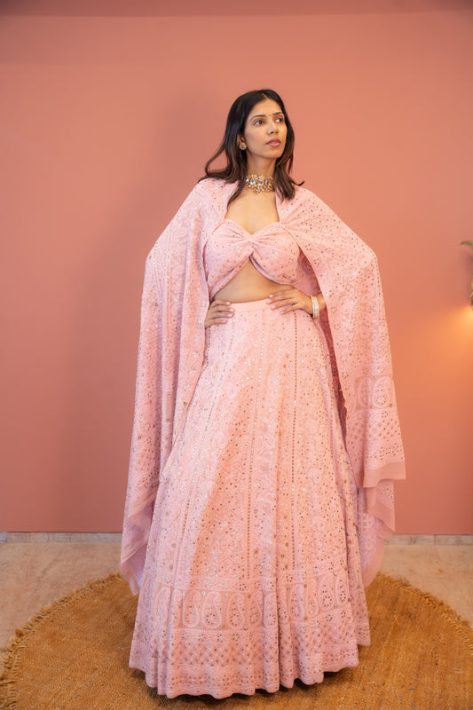 Blush Nazm Lehenga