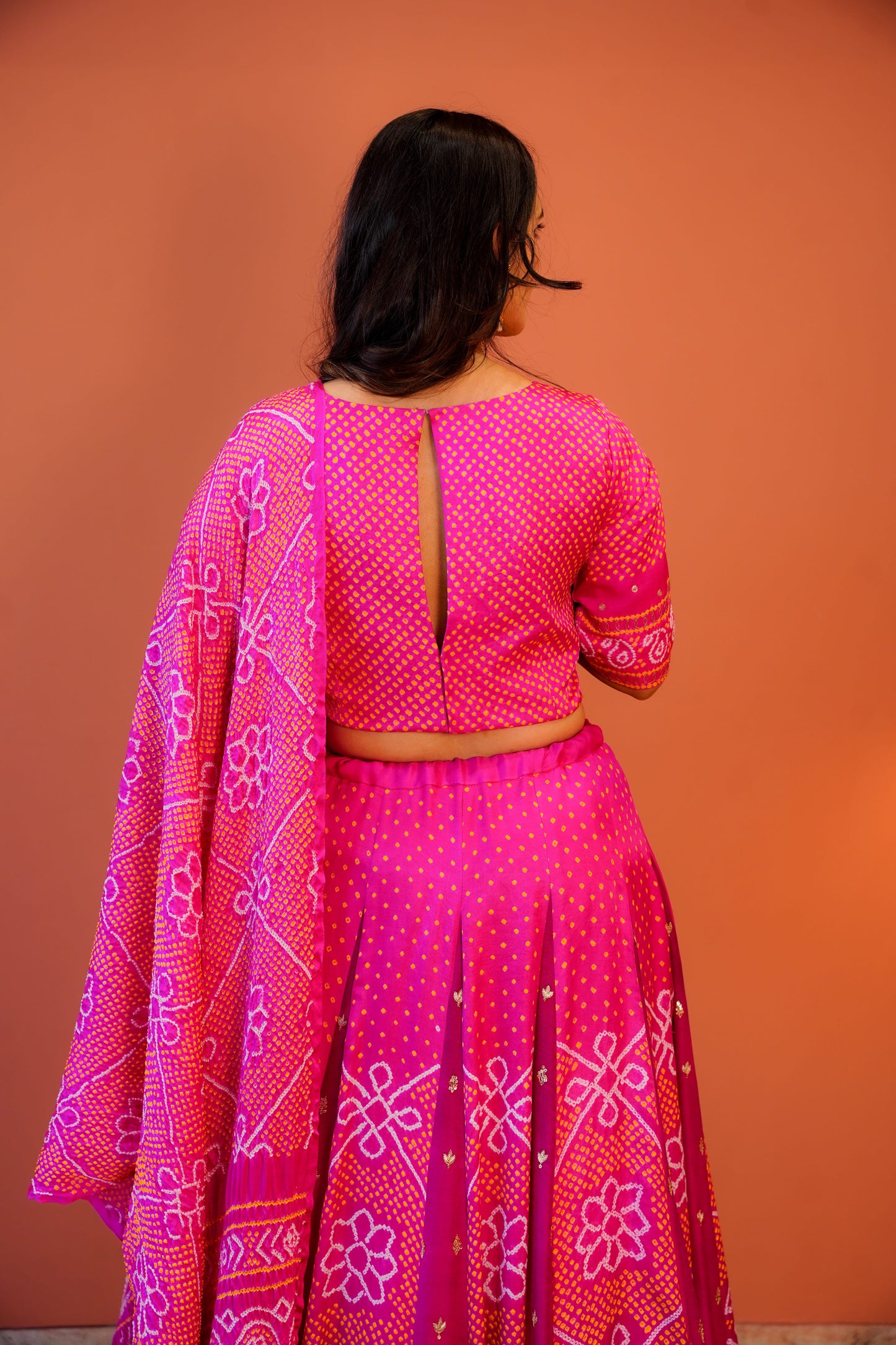 Gulabi Raas Lehenga