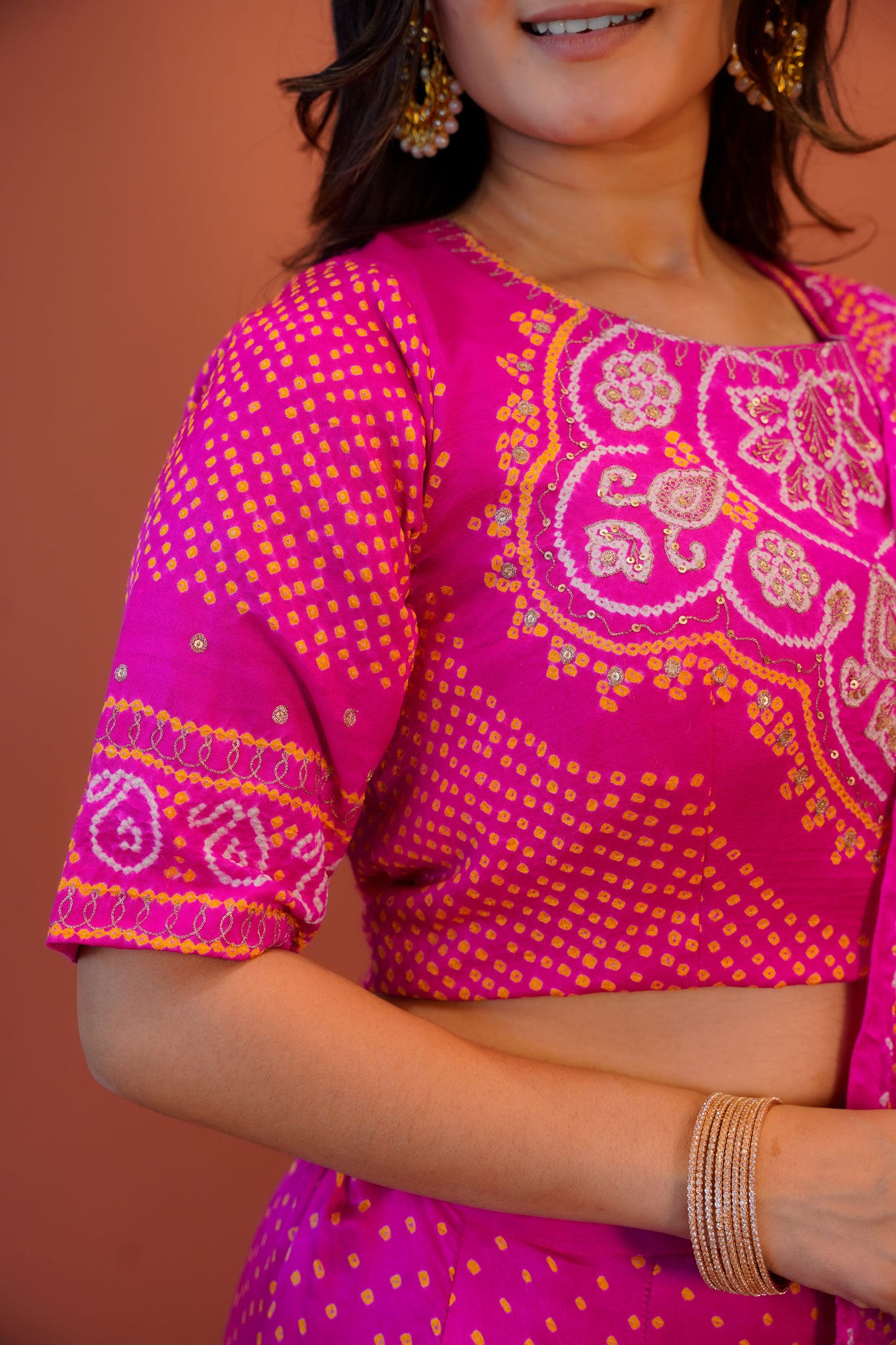 Gulabi Raas Lehenga