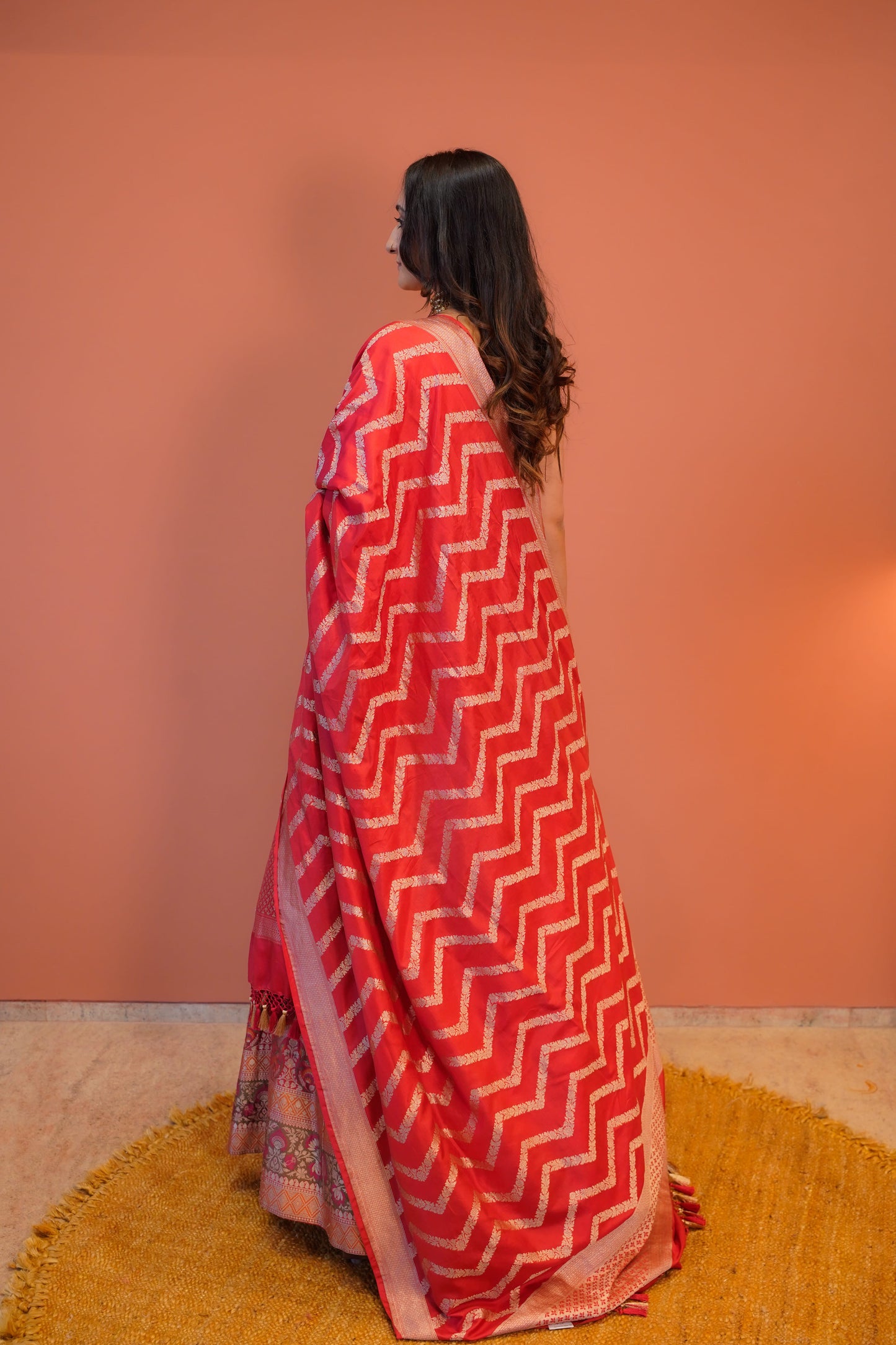 Red Patola Lehenga