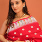 Laal Phool Banarasi Saree