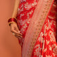 Laal Zari Banarasi Saree