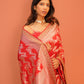 Laal Zari Banarasi Saree