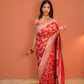 Laal Zari Banarasi Saree
