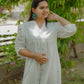 Noor Jamdani puff Sleeve Dress