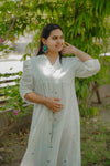 Noor Jamdani puff Sleeve Dress