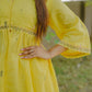Sun Blossom Jamdani Kurta Set