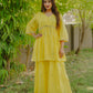 Sun Blossom Jamdani Kurta Set