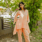 Surkh Peach Jamdani Co-ord Set