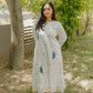 Blue Petal Jamdani Dress