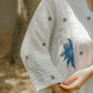 Blue Petal Jamdani Dress
