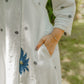 Blue Petal Jamdani Dress