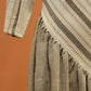 Striped Khadi Panel Dress