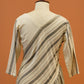 Striped Khadi Panel Dress