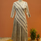 Striped Khadi Panel Dress