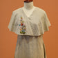 Grey Floral Handloom One Piece