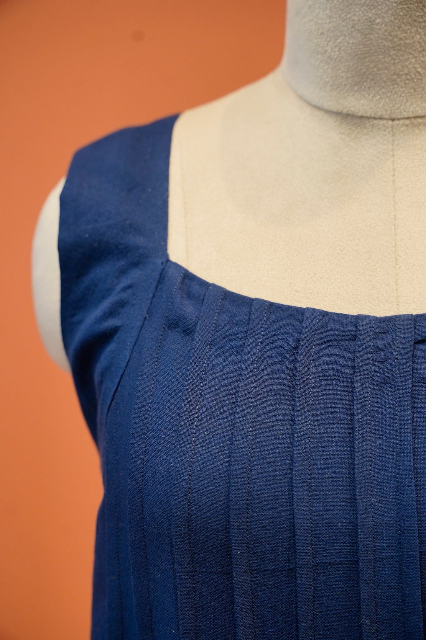 Blue Tassel Handloom Dress