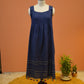 Blue Tassel Handloom Dress