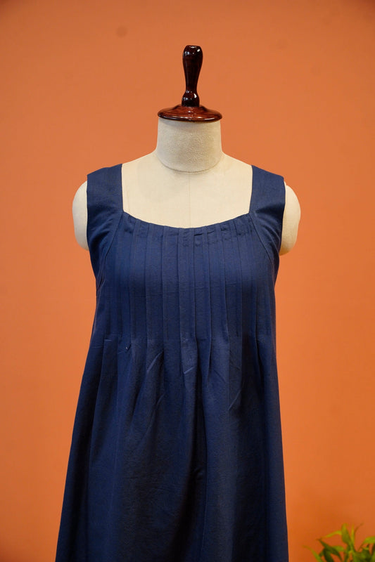Blue Tassel Handloom Dress
