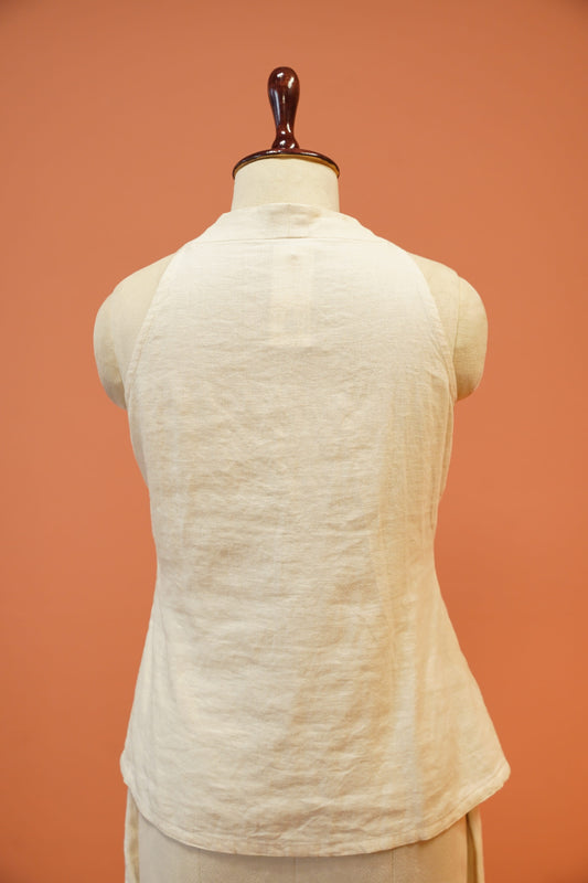 Ivory Bloom Linen Co-ord Set