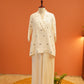 Ivory Dot Jamdani Co-ord Set