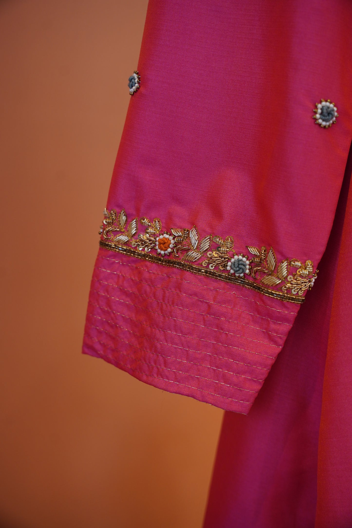 Gulnaar Silk Banarasi Sharara Set