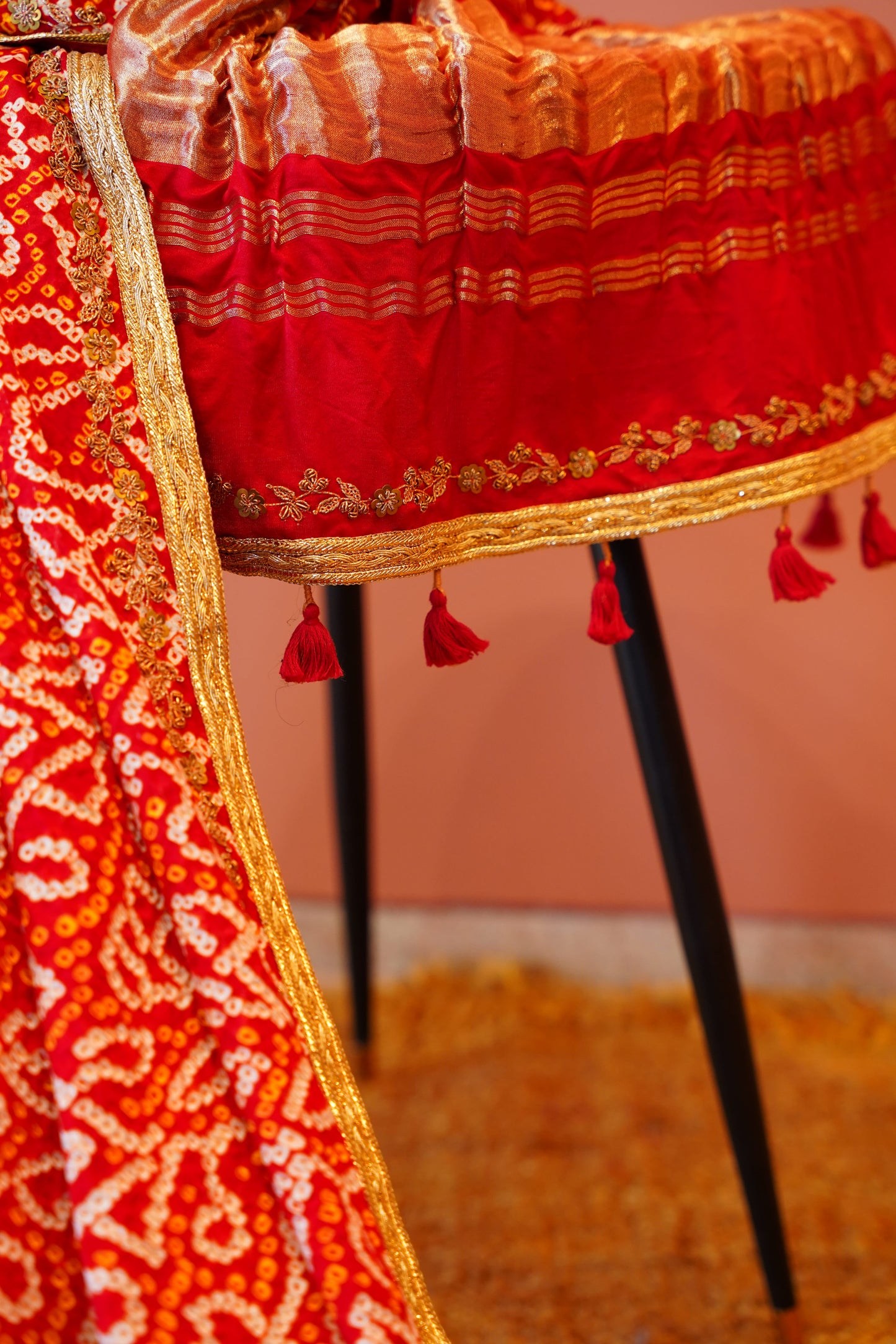 Rani Bandhej Dupatta