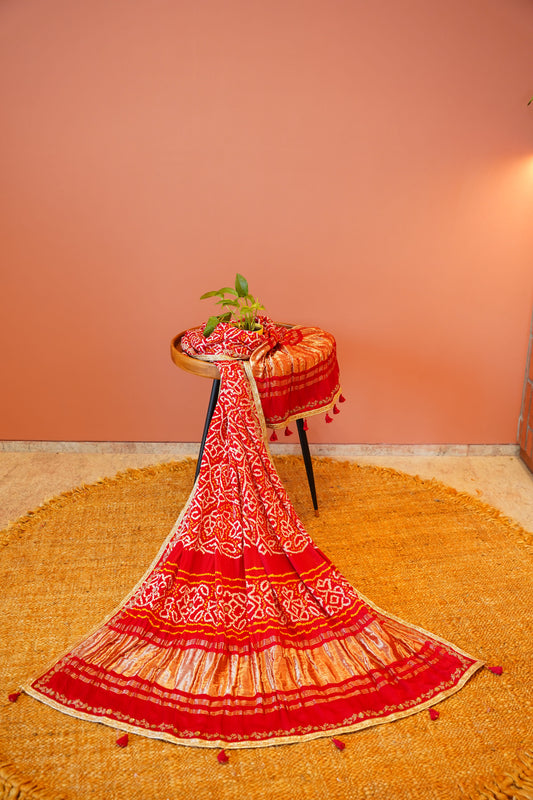 Rani Bandhej Dupatta