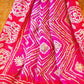Pink Blossom Bandhej Dupatta