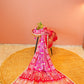 Pink Blossom Bandhej Dupatta