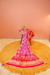 Pink Blossom Bandhej Dupatta