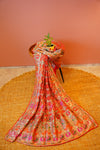 Royal Red Bandhej Dupatta