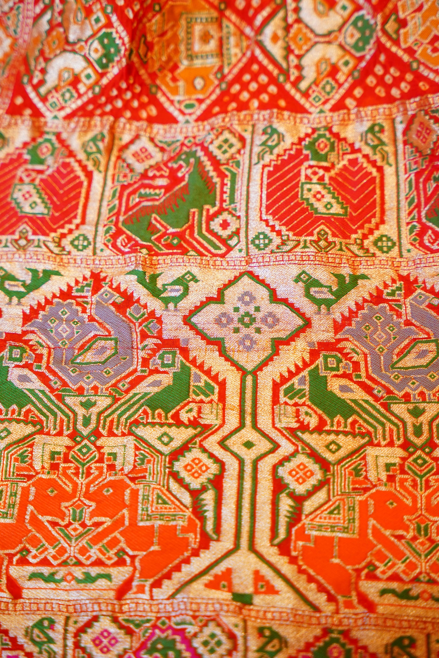 Royal Red Bandhej Dupatta
