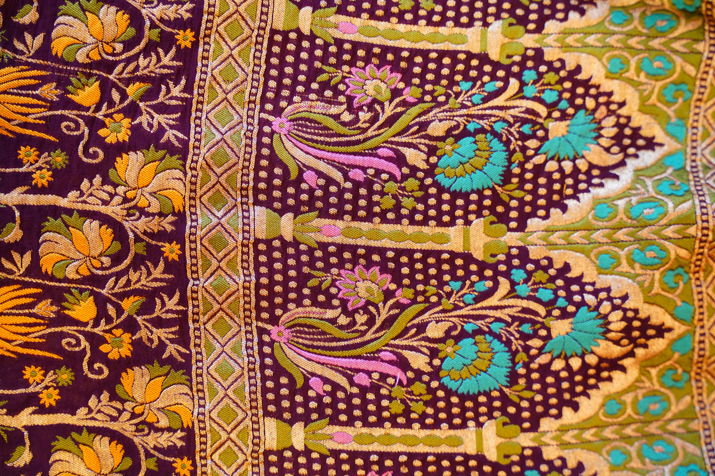 Violet Garden Bandhej Dupatta