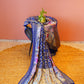 Royal Blue Bandhej Dupatta