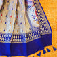 Royal Blue Bandhej Dupatta