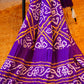 Royal Purple Bandhej Dupatta