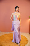 Lavender Banarasi Co-Ord Set