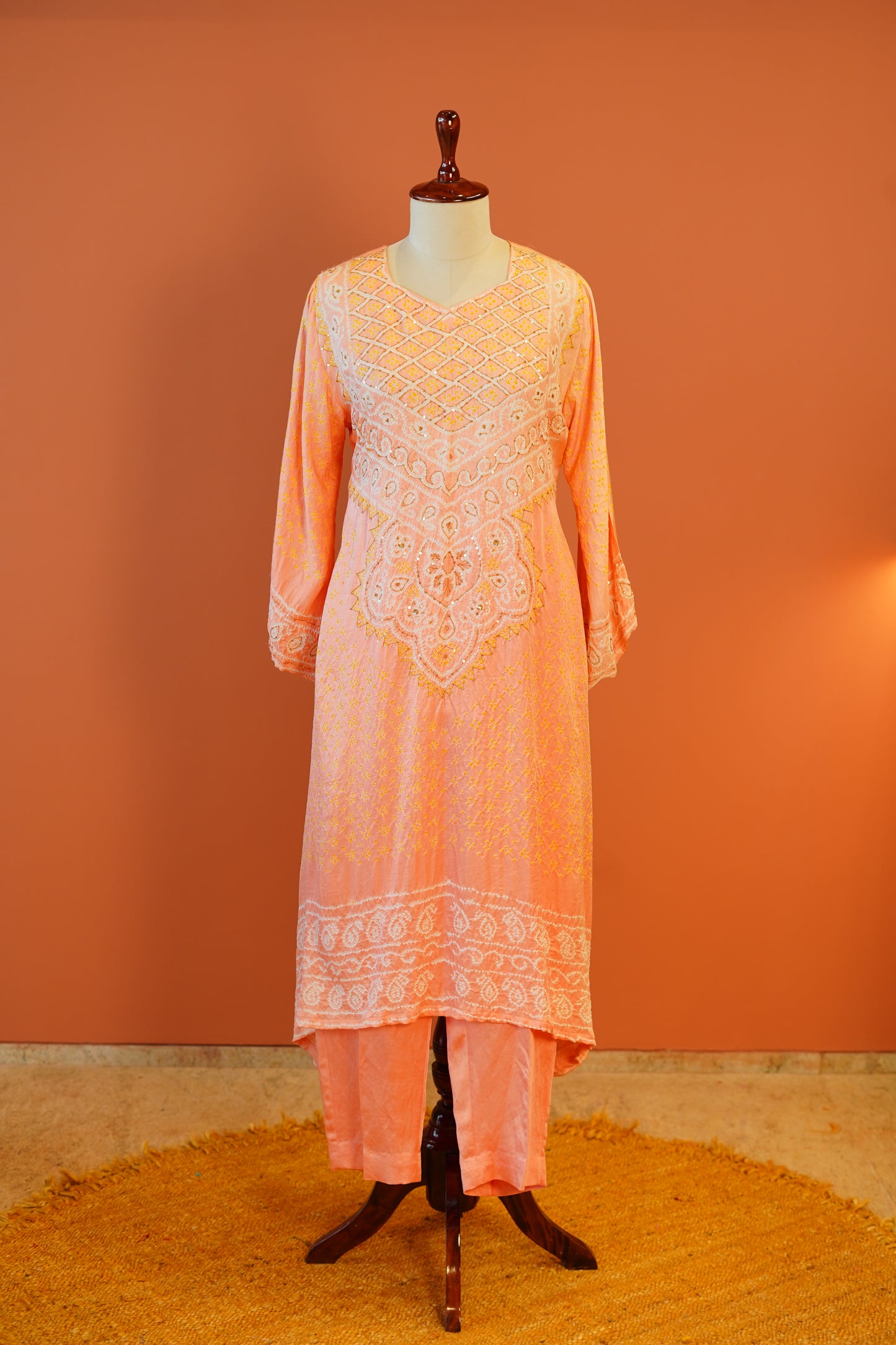 Peach Aura Abha Set